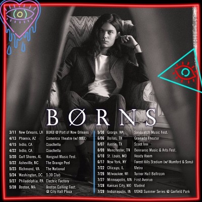 borns tour schedule